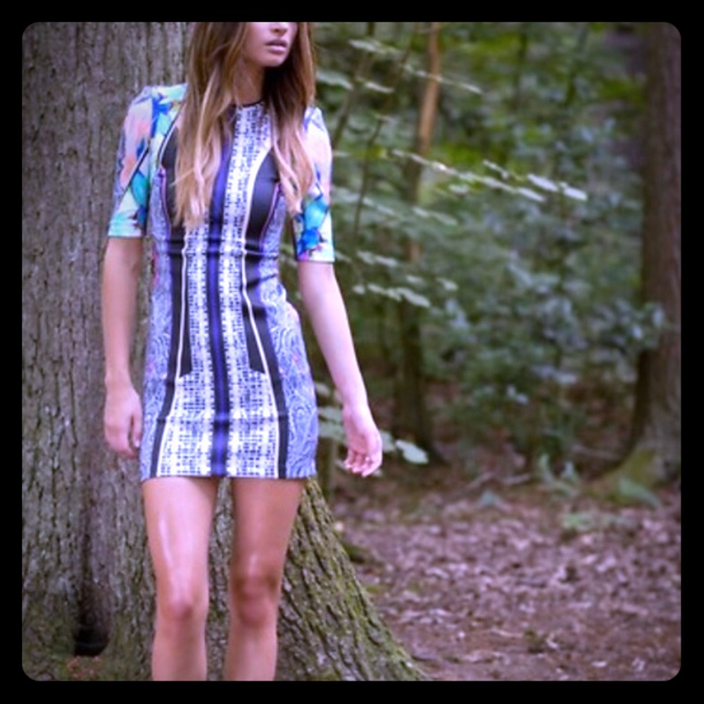 Clover canyon janipur jungle scuba dress preloved